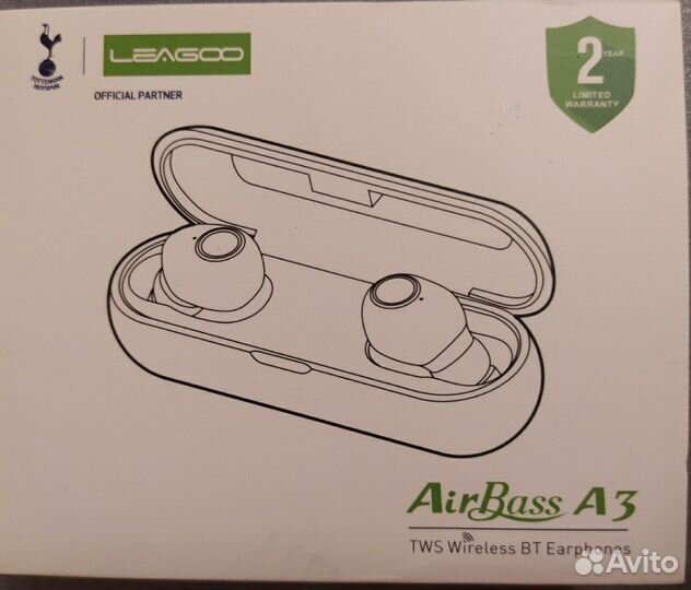 Новые Leagoo AirBass A1 BT5.0 IPX5 aptX наушники