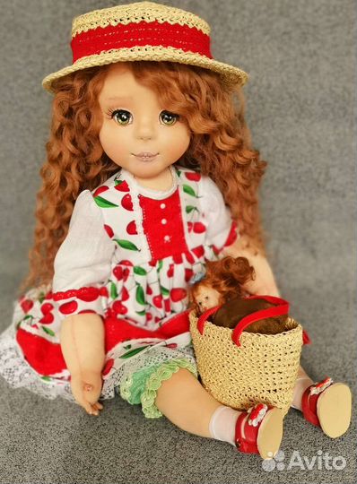 Интерьерная кукла ручной работы