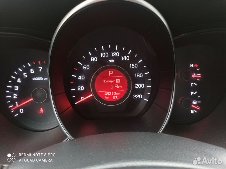 Kia Rio 1.6 AT, 2016, 49 210 км