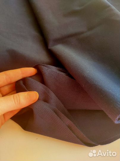 Ткань бязь синего цвета