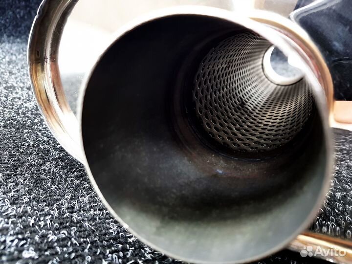 Универсальный глушитель 63мм резонатор 45см