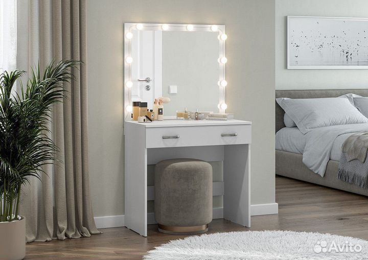 Туалетный столик с зеркалом Ронда быстрая доставка