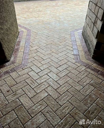 Эстетика вашего двора с тротуарной плиткой