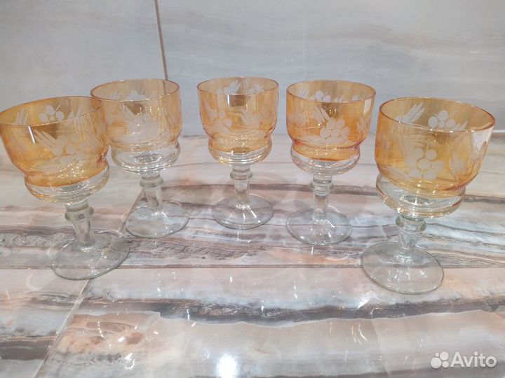 Фужер, рюмки на ножке СССР