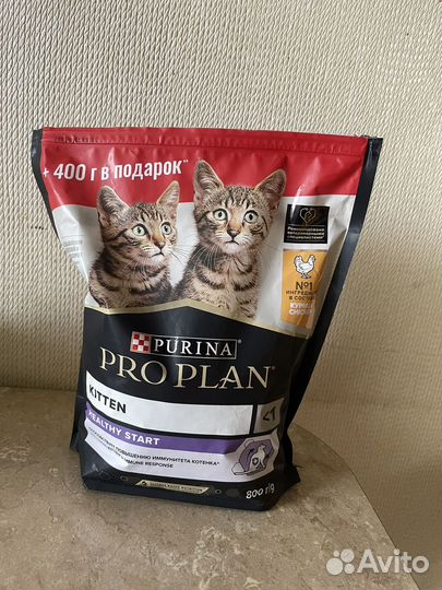 Корм для котят pro plan