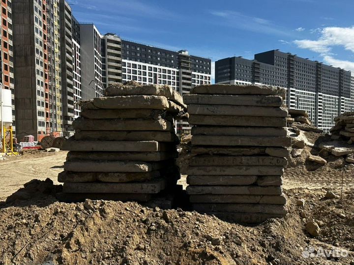 Дорожные плиты под площадки