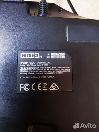 Игровая клавиатура и мышь Hori для ps4