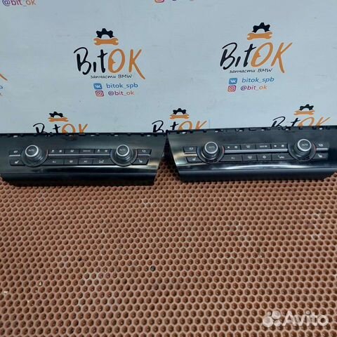 Панель управления климатом печкой BMW f10