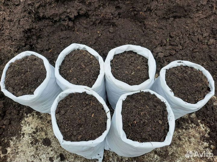 Перегной в мешках