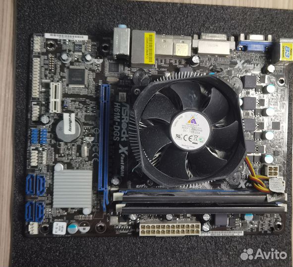 Материнская плата с процессором i5-3470 16гб опер