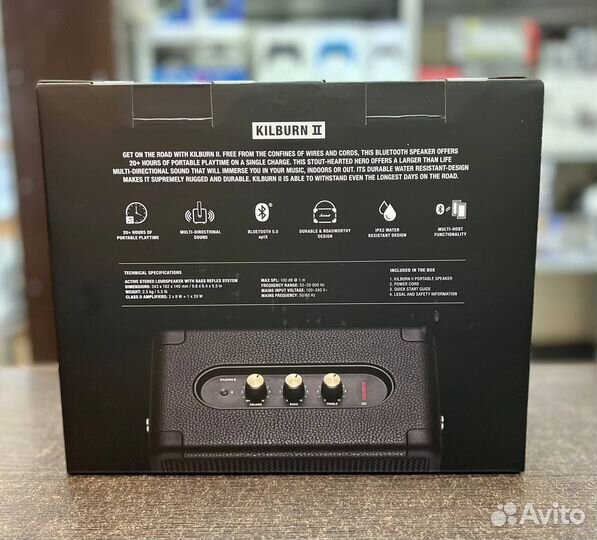 Marshall Kilburn II, 36 Вт, черный