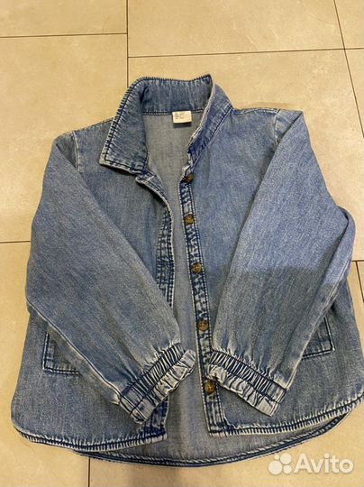 Джинсовая рубашка 104 HM