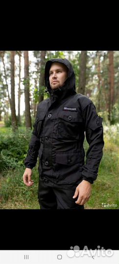 Костюм горка летний черный