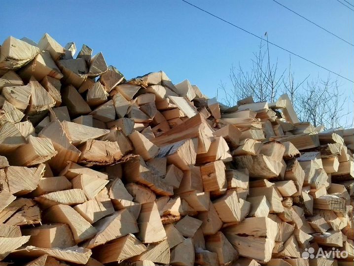 Дрова берёзовые колотые насыпь от производителя