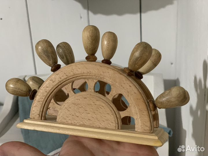 Деревянная салфетница в морском стиле Декор