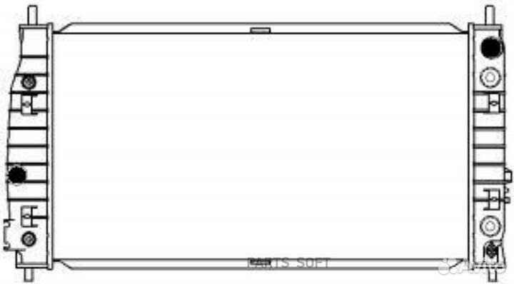 Радиатор охлаждения Додж Интерпид