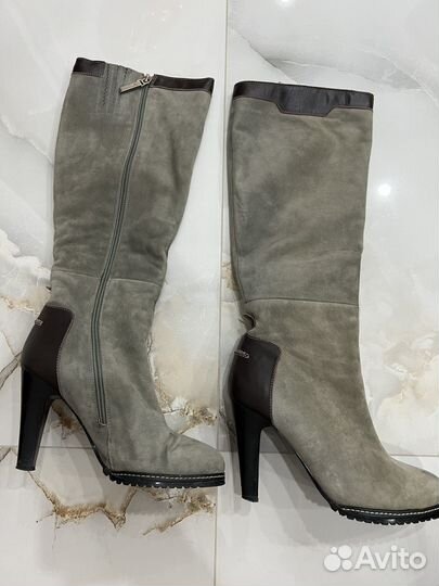 Сапоги женские натуральная кожа 38