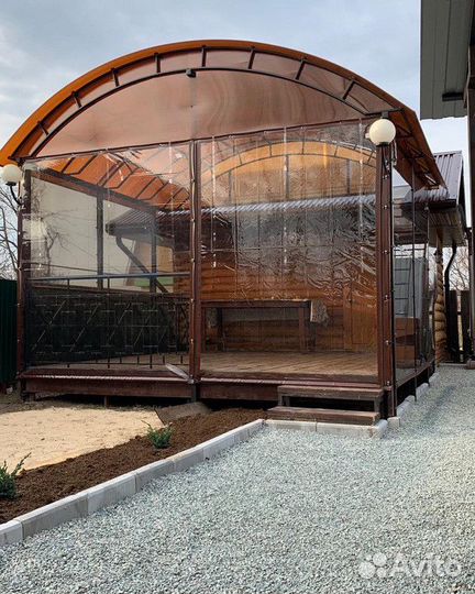 Мягкие окна для веранды