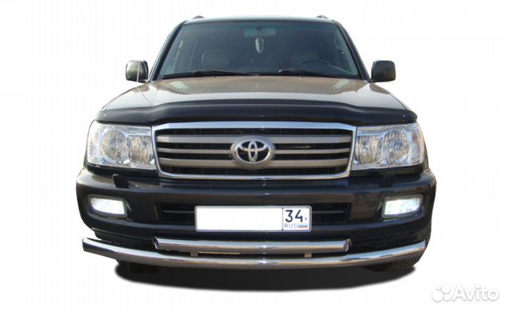 Защита бампера 76/60 мм Toyota Land Cruiser 100