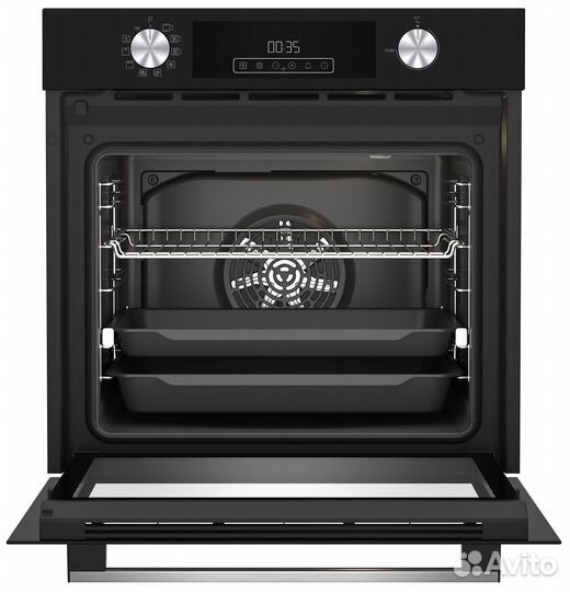 Встраиваемый электрический духовой шкаф hotpoint fe8 821 h bl черный