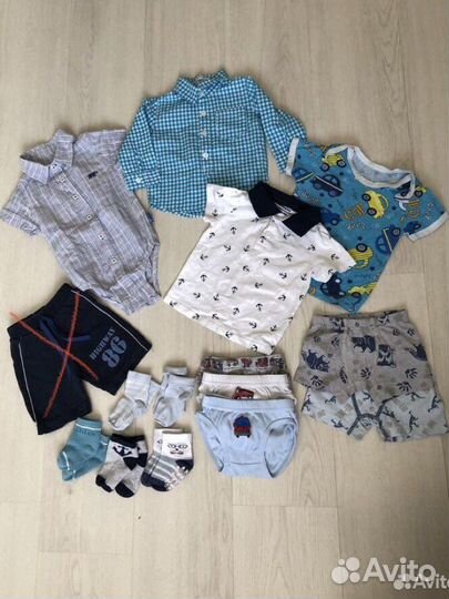 Вещи пакетом для мальчика 74