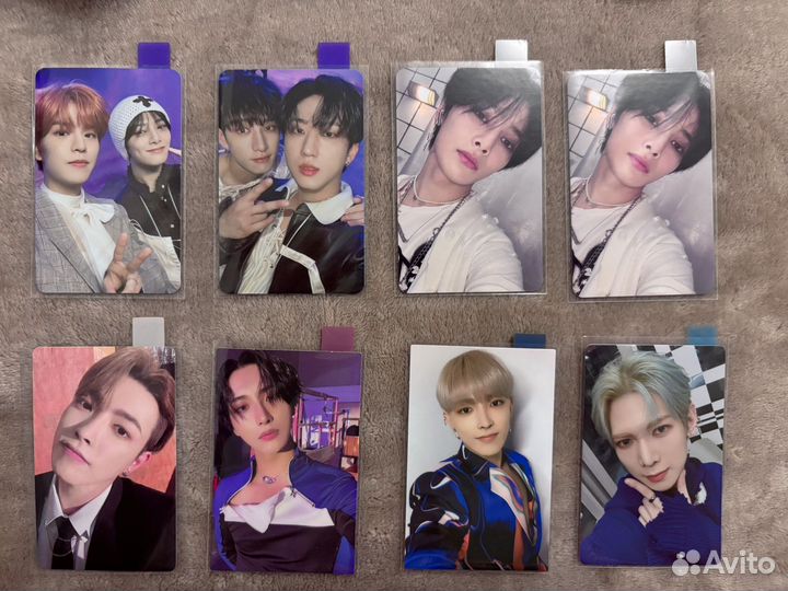Карты stray kids/ateez