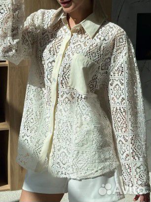 Рубашка гипюровая