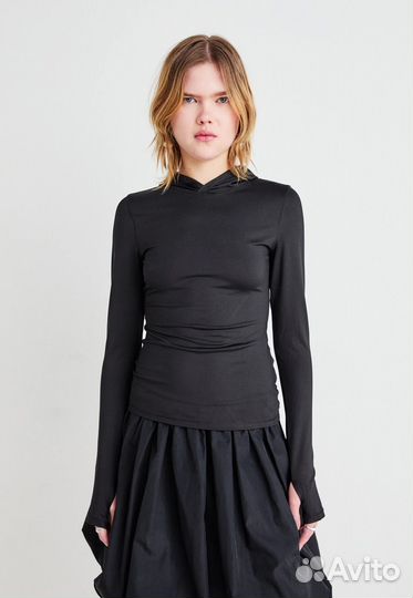 Лонгслив С Капюшоном Weekday Новый