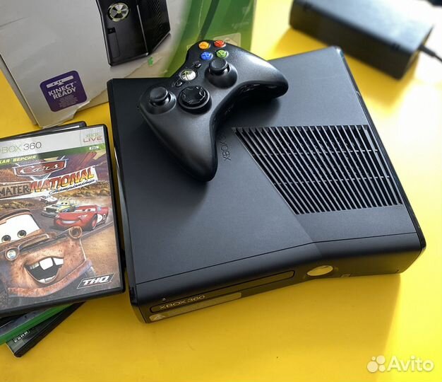 Xbox 360 Slim прошитый + 60игр