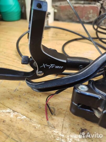 Гидравлическое тормоза, тормозные диски 160мм