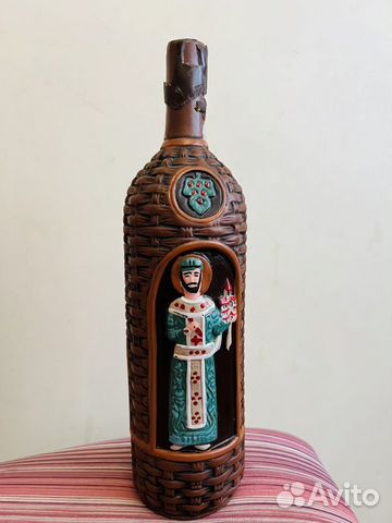 Бутылка глиняная из под вина объявление продам