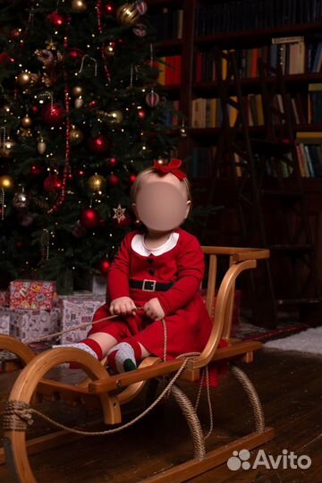 Новогодний фэмили лук L M 80 (на 1 год)