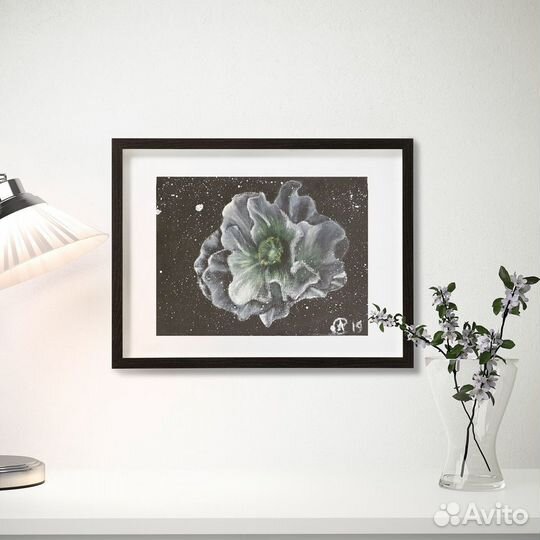 Картина акрил на холсте Цветок Абстракция