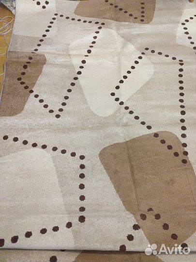 Ковер напольный, 2х3, светло-бежевых тонов