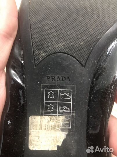 Женские туфли prada 38