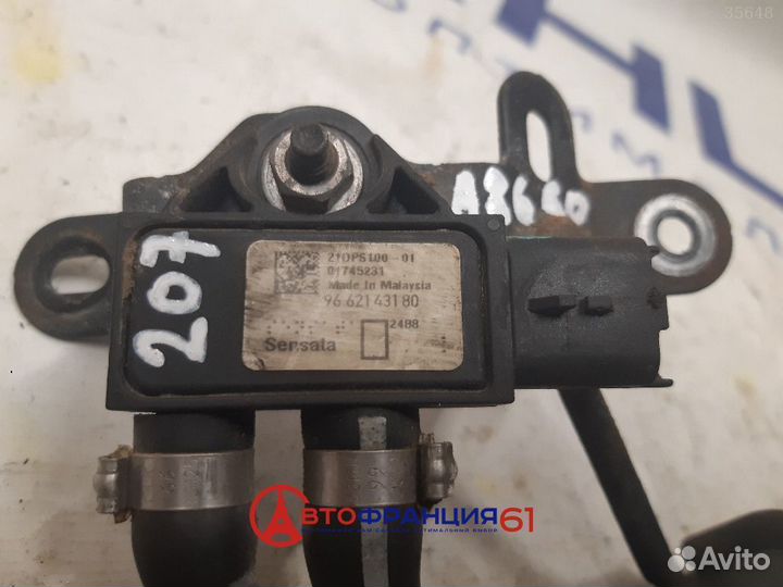 Датчик давления выхлопных газов, 9662143180 peugeo