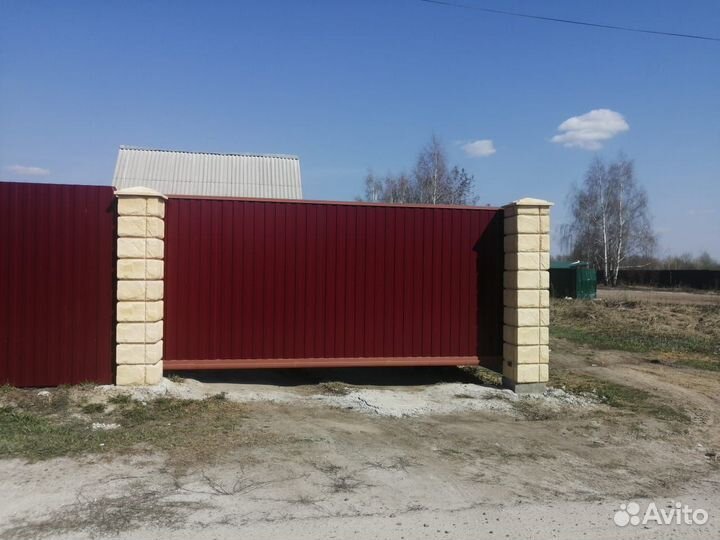 Откатные ворота под ключ