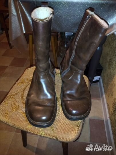 Сапоги мужские зимние camel