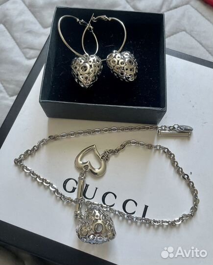 Набор серьги с подвеской