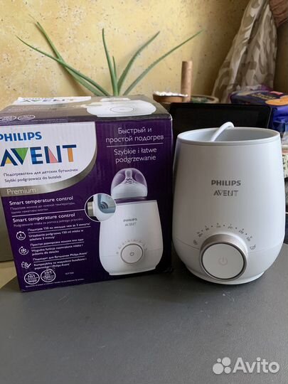 Набор Philips Avent молокоотсос+подогреватель
