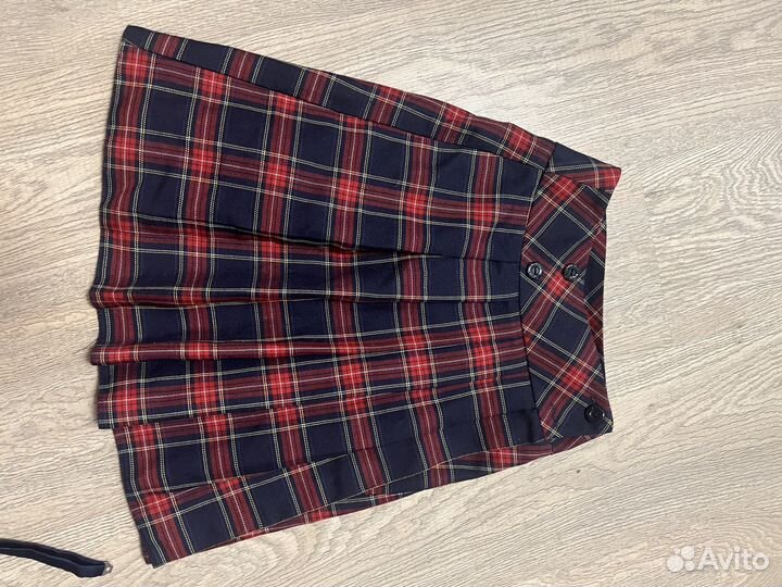 Школьная форма жилетка и юбка 128 134
