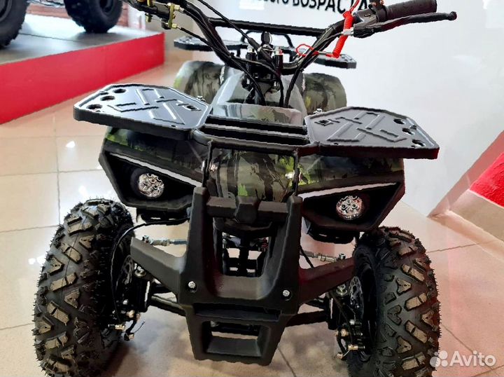 Квадроцикл детский Grizlik X16 ES зеленый