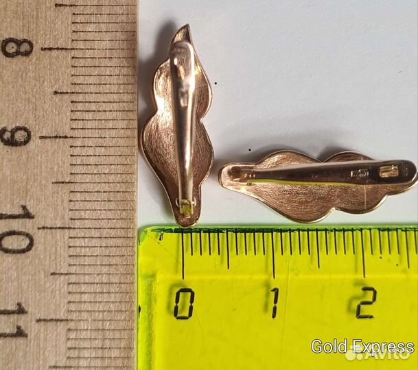 Золотые серьги 585 пробы