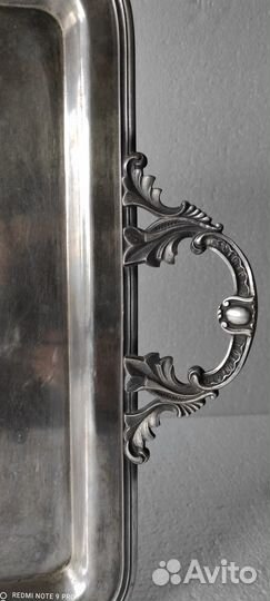 Уникальный поднос Норблин, 76х48 см., Вес 4,6 кГ