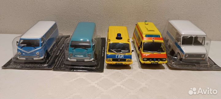 Модели авто Раф 2203, 977, Tampo, Ераз 1/43