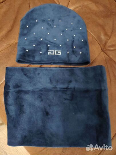 Шапка и снуд комплект