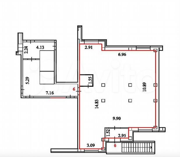 Свободного назначения, 124 м²