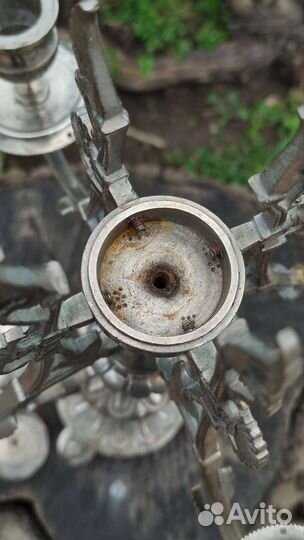 Старинный канделябр на пять свечей царизм