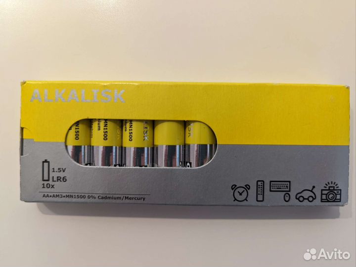 Батарейки IKEA LR6 (AA) Alkalisk
