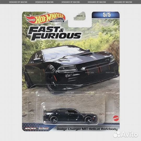 Hot Wheels dodge charger SRT hellcat widebody